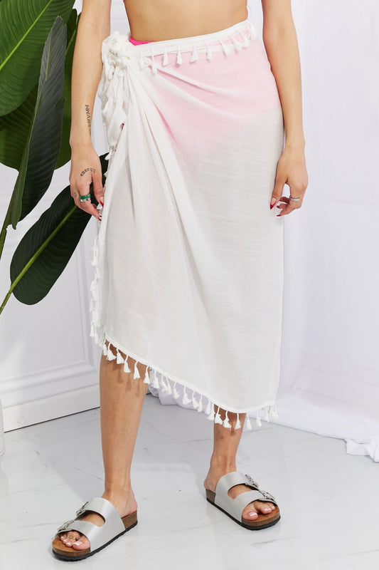 Relax & Refresh Tassel Wrap Cover-Up - Ivory Lane Boutique & Co.
